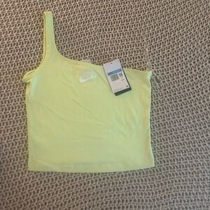 Nike Asymmetrical One Shoulder Top